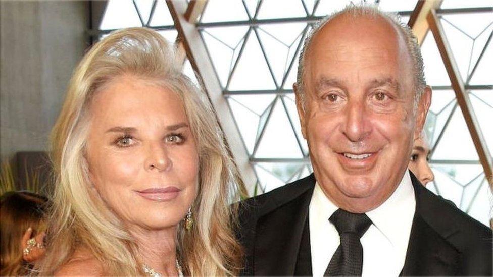 Lady Tona and Sir Philip Green