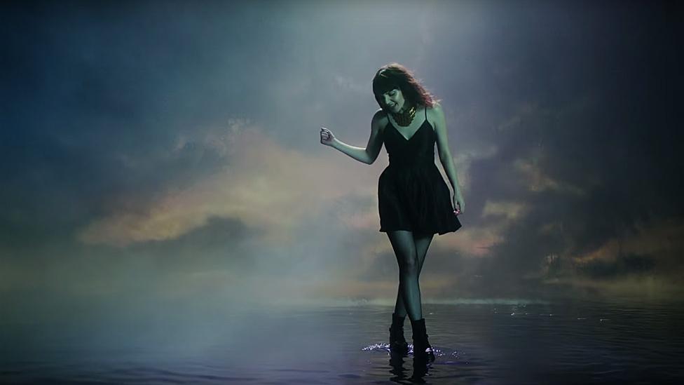 Lauren Mayberry in the video for Leave A Trace