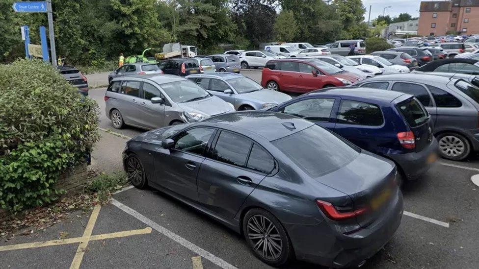 A Devon car park