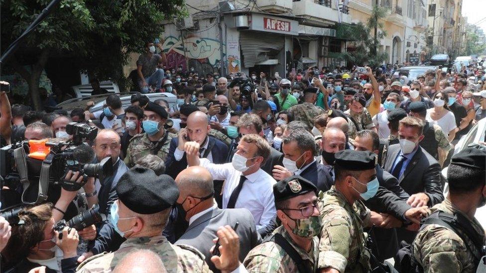 macron in beirut