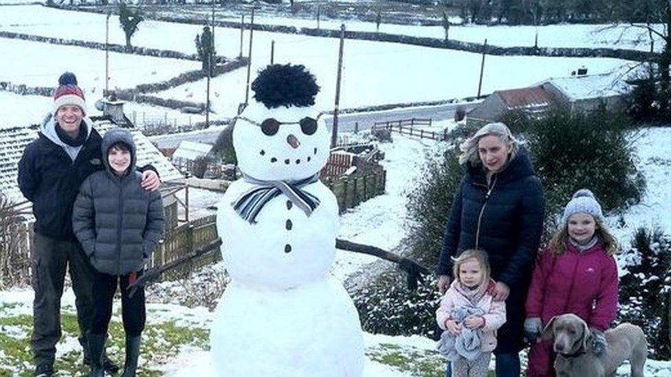 Frederick the snowman