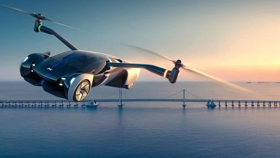 Image of XPeng's flying car