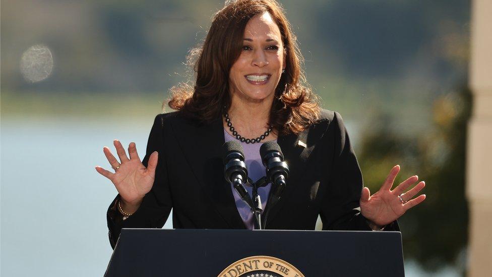 US Vice-President Kamala Harris