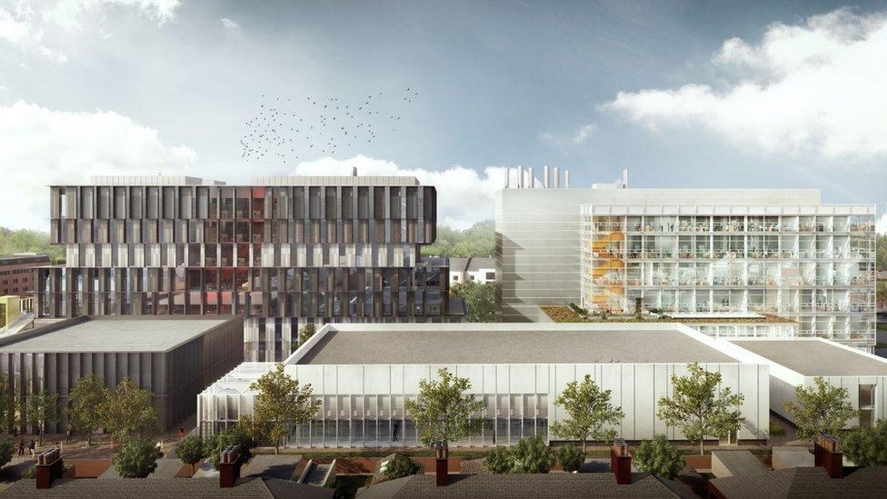 Artist's impression of Cardiff University innovation centre