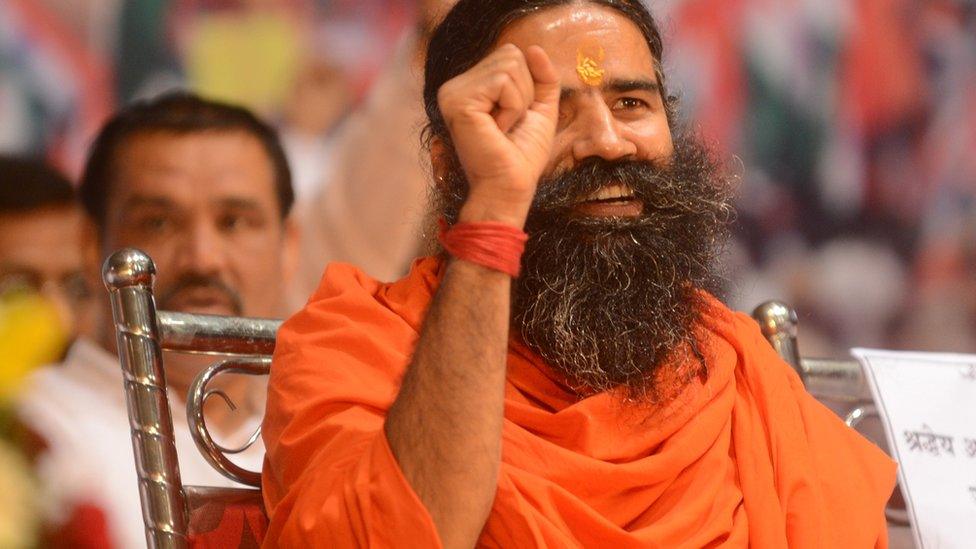 Baba Ramdev is one India's prominent yoga gurus