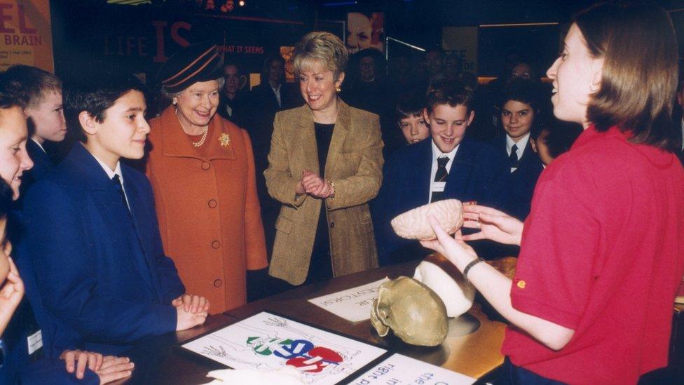 The Queen meeting schoolchildren at Newcastle's Centre for Life