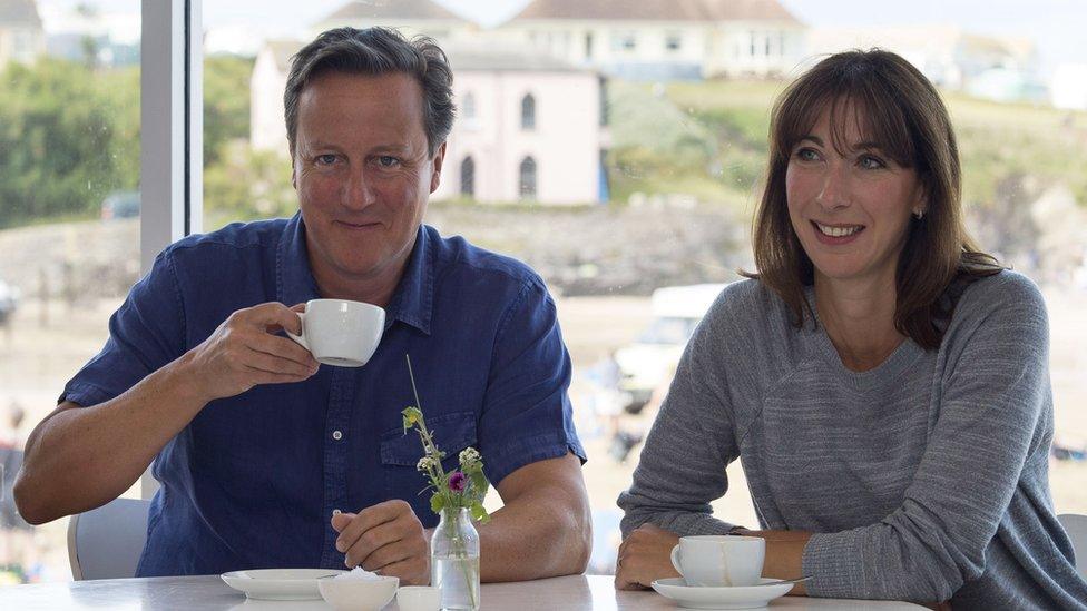 David and Samantha Cameron