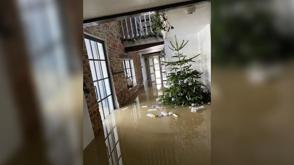 Flooding in home