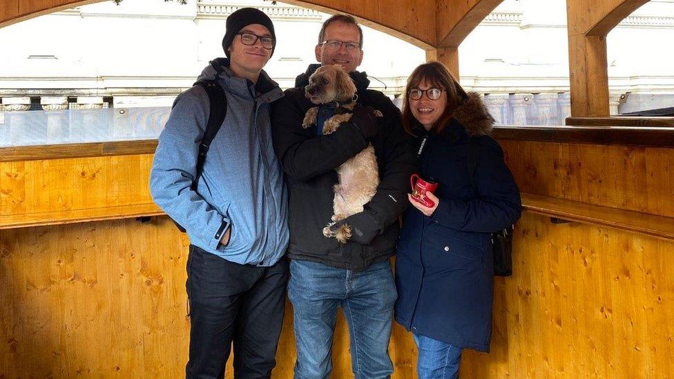 The family at the market