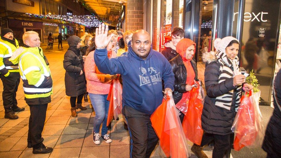 Sales shoppers in Wrexham