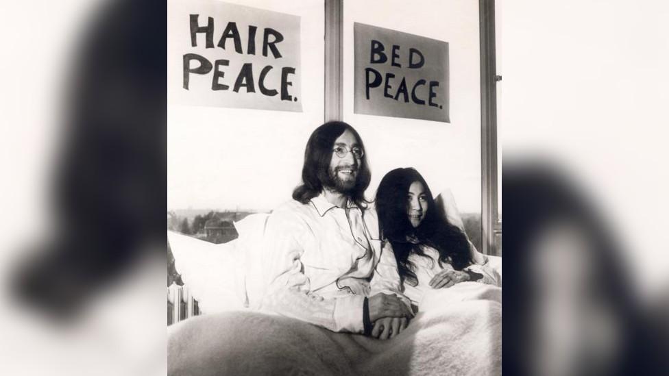 John Lennon and Yoko Ono in 1969