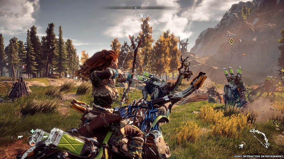 Horizon Zero Dawn gameplay