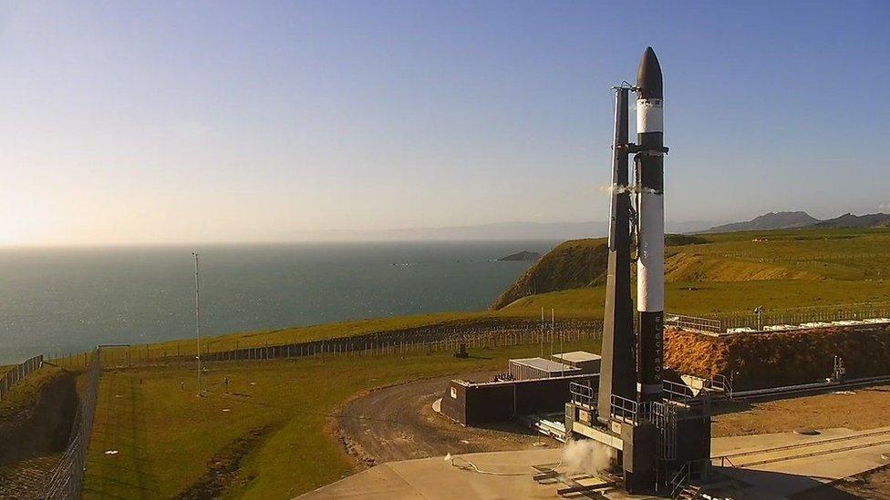 Rocket lab rocket.