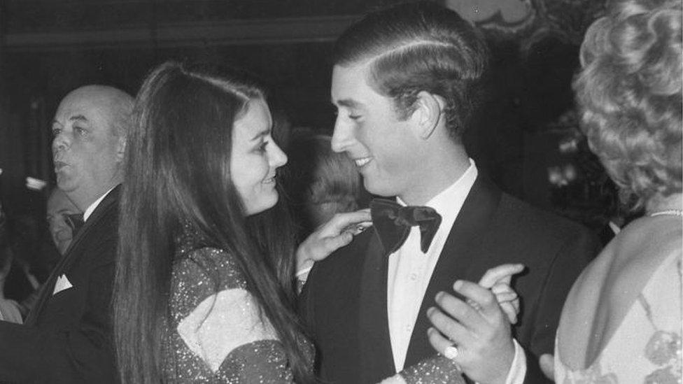 Prince Charles dancing with Lady Charlotte Manners at Belvoir Castle in 1971