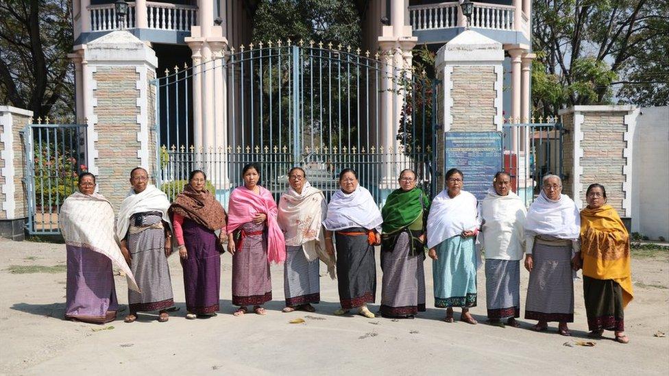 The mothers revisit the Kangla Fort