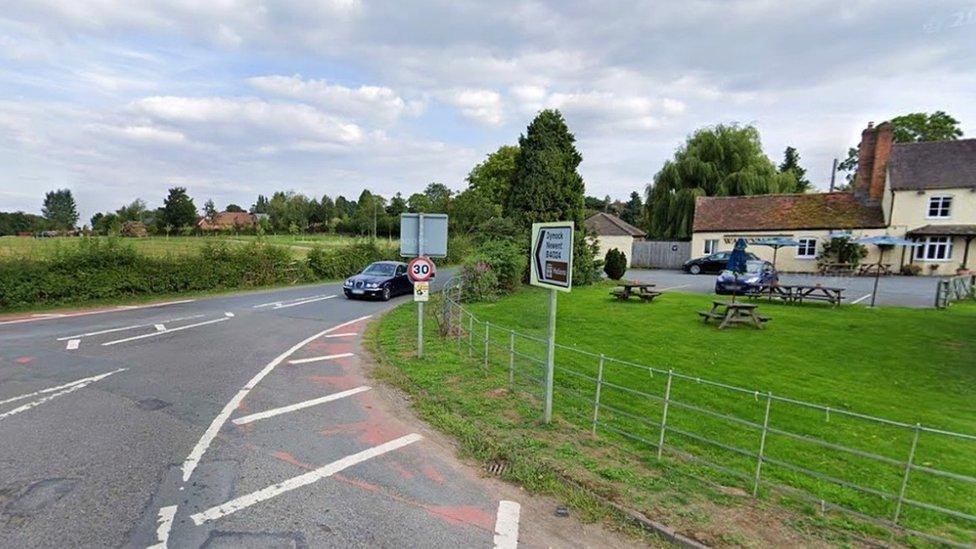 View towards the proposed site of the new shop and café