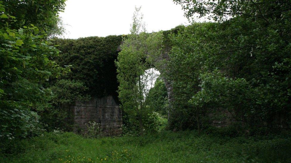 Disused railway bridge in County Armagh