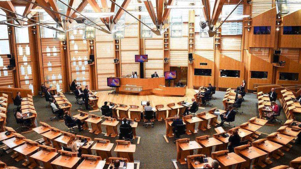 Scottish Parliament chamber