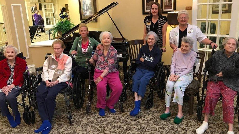 elderly care home residents safely in their new home