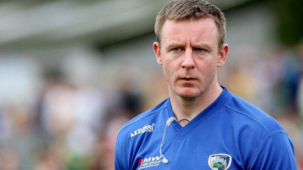 Justin McNulty during his previous stint in charge of Laois