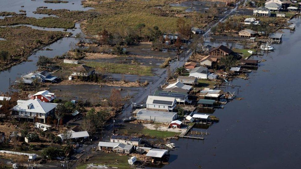 Aftermath of Hurricane Ida