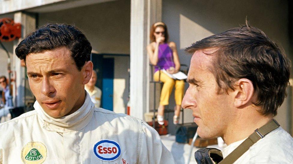 Jim Clark and Jackie Stewart