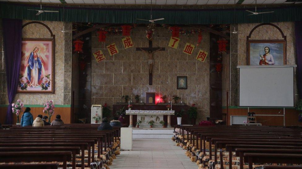 Government church over the road from the unofficial one.