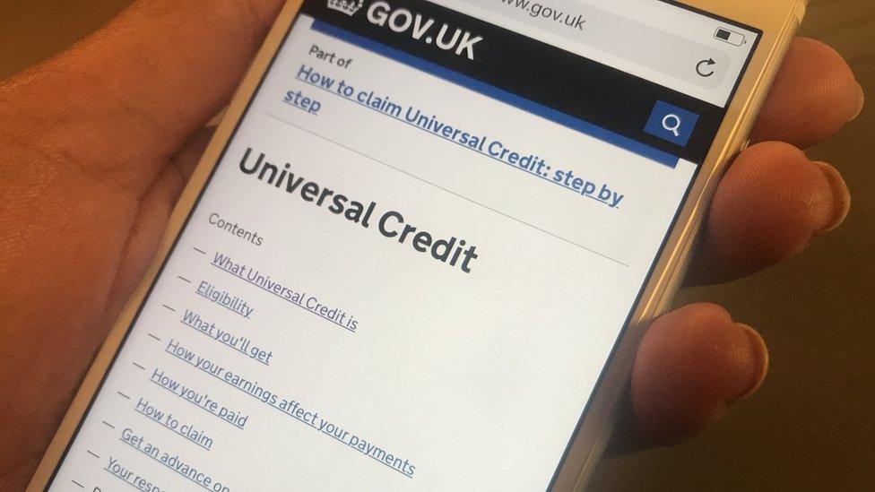 The government universal credit website