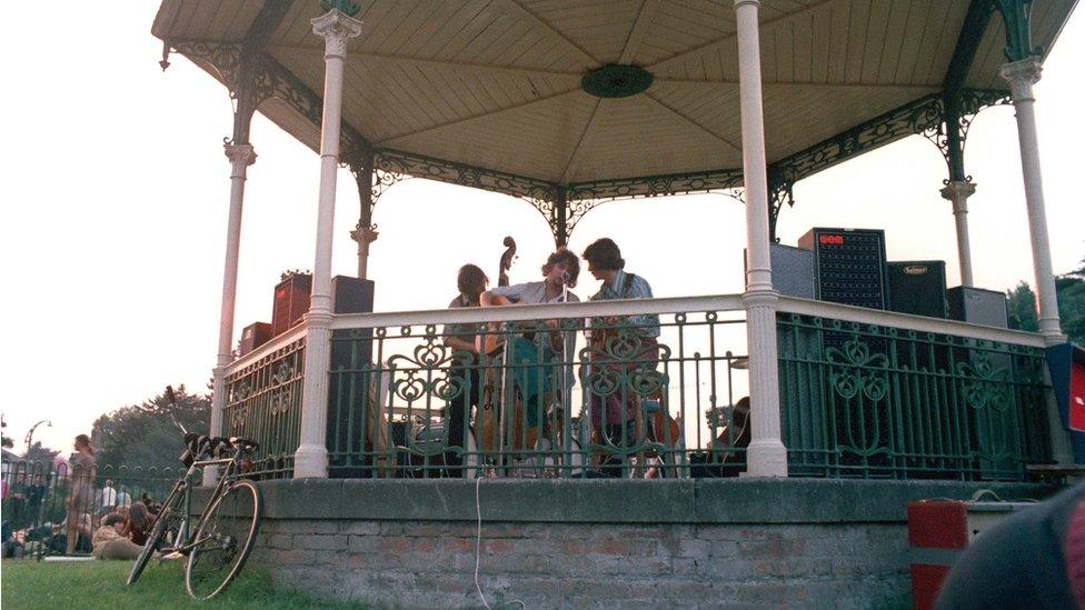 Beckenham bandstand in 1969