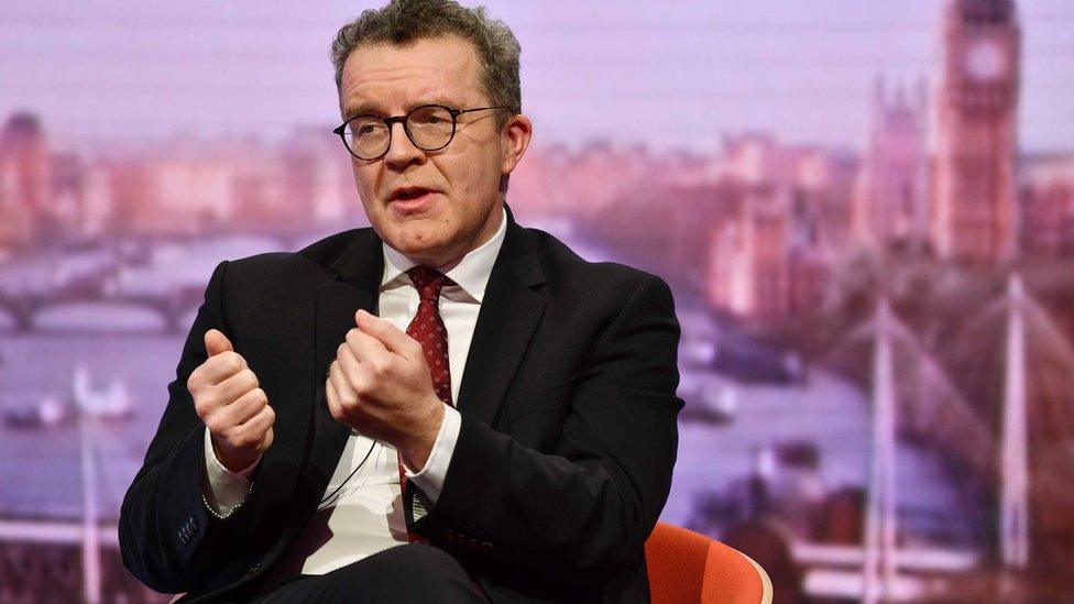 Tom Watson appearing on the Andrew Marr Show