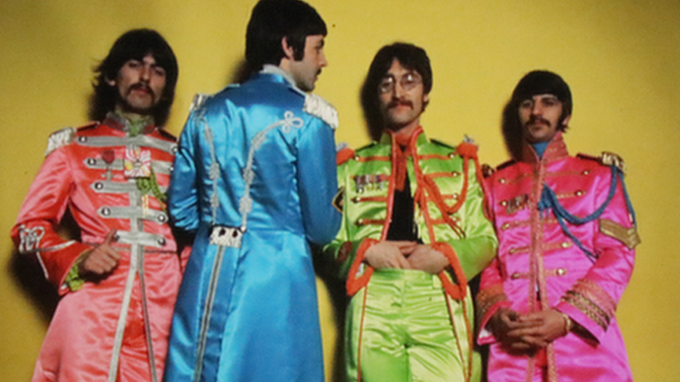 Image from the Sgt Pepper photo shoot