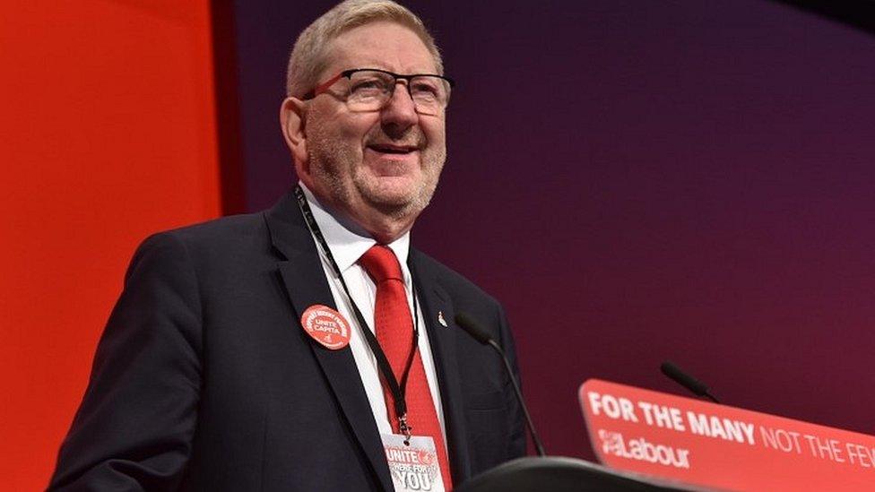 Unite leader Len McCluskey