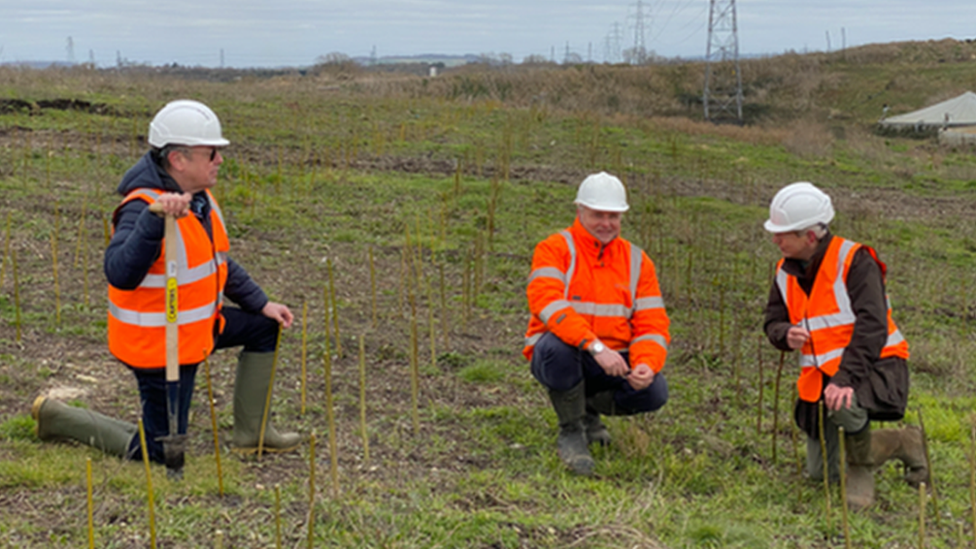 Richard Cook, Mark Silvester and Richard Graham MP