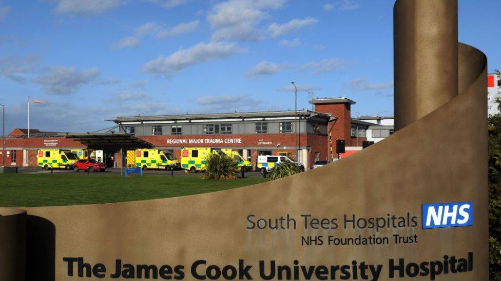 James Cook University Hospital in Middlesbrough