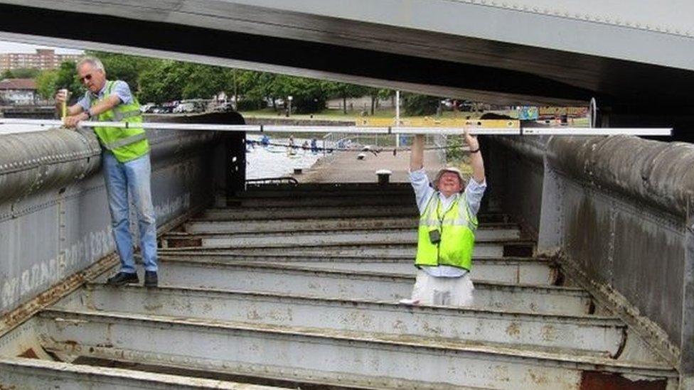 Work to repair Brunel's other bridge.