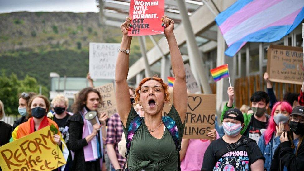 Holyrood protest