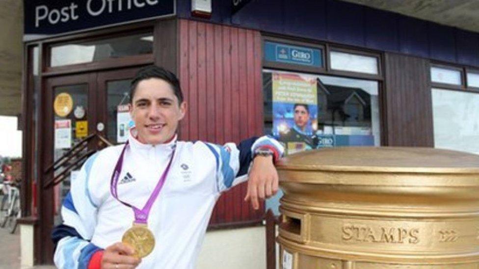 Peter Kennaugh at Onchan Post Box