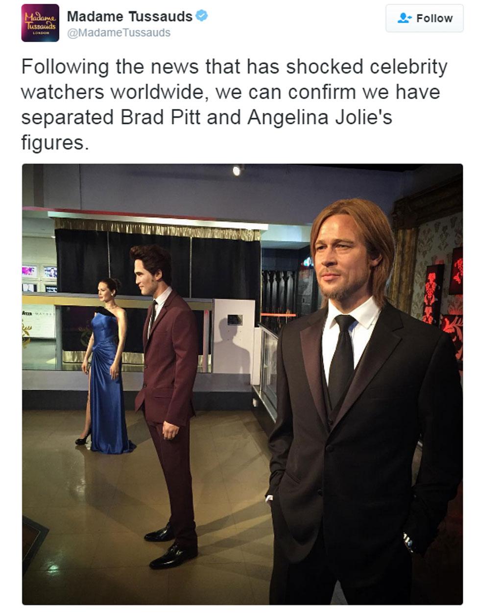 Madame Tussauds tweet