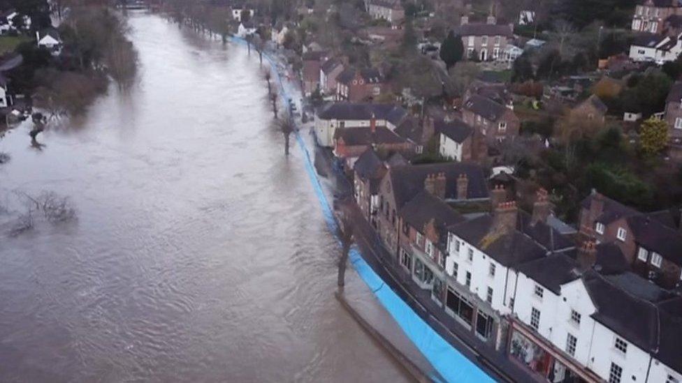 Flooding in Ironbridge