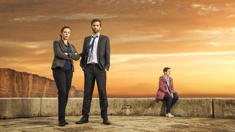 Olivia Colman, David Tennant and Julie Hesmondhalgh