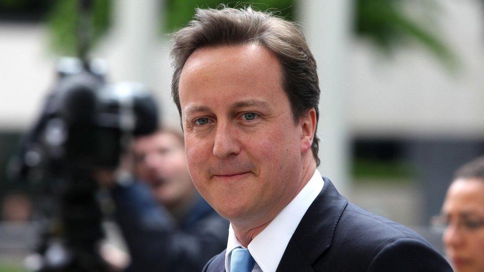 David Cameron, who used to be the prime minister.