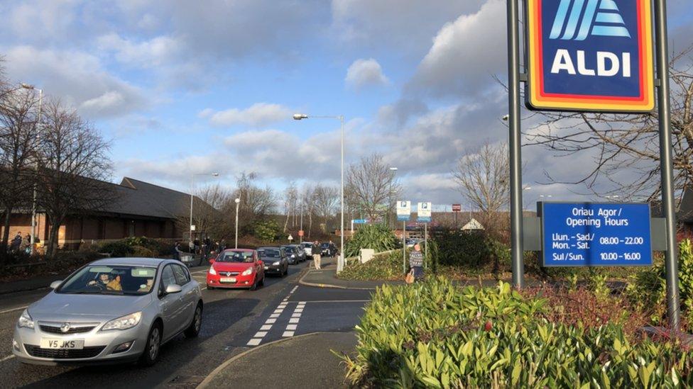 Plas Coch Retail Park in Wrexham