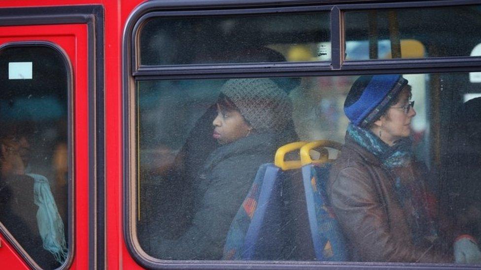 Bus passengers