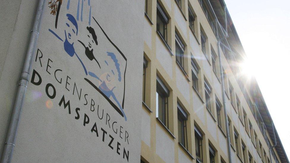 The boarding school of the famed Domspatzen (Cathedral Sparrows) choir in the southern German city of Regensburg 5 March 2010