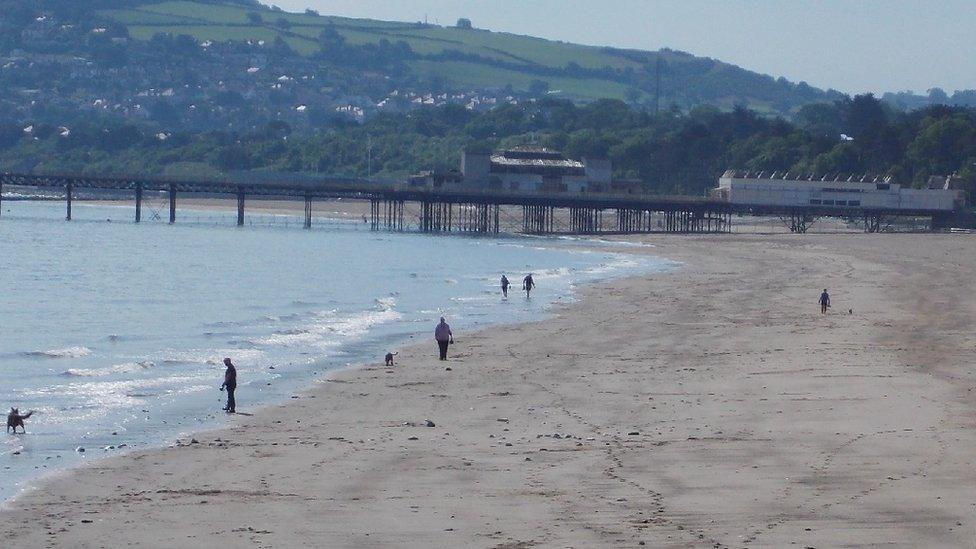 Colwyn Bay beach