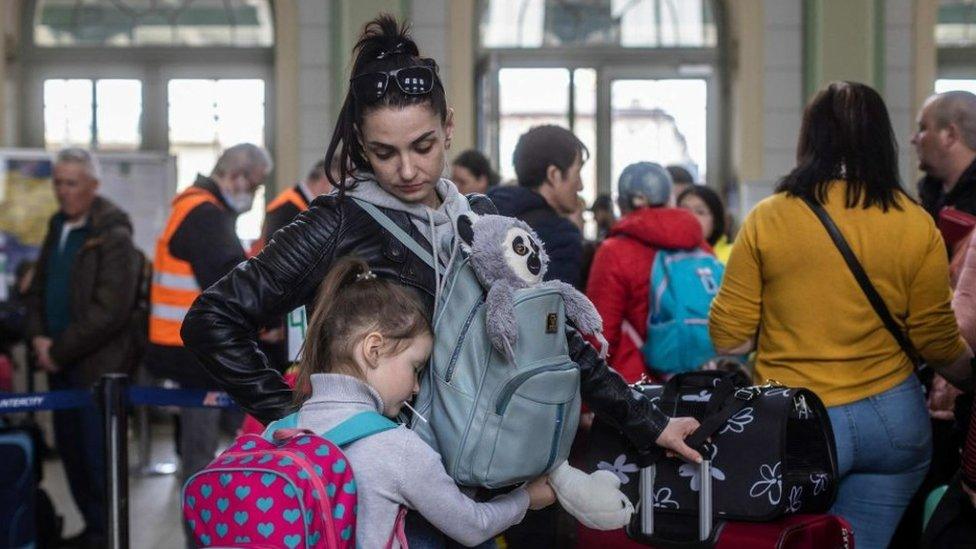 Ukrainian refugees in Poland