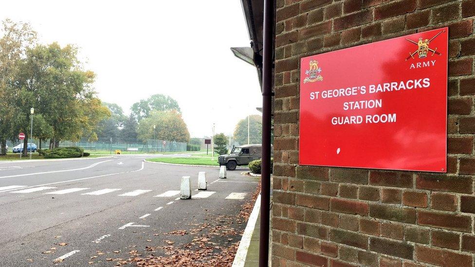 St George's Barracks, in North Luffenham, Rutland