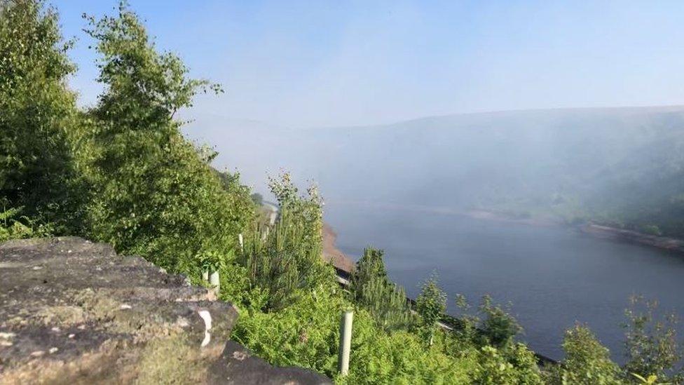 Smoke at Marsden Moor