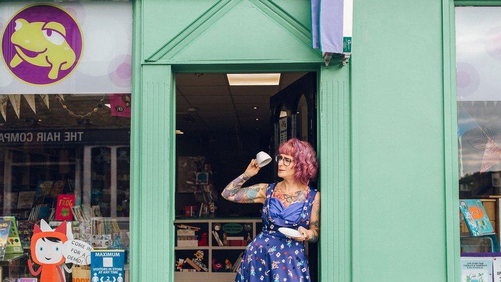 Natasha Radford opened the Chicken and Frog book shop in Brentwood eight years ago