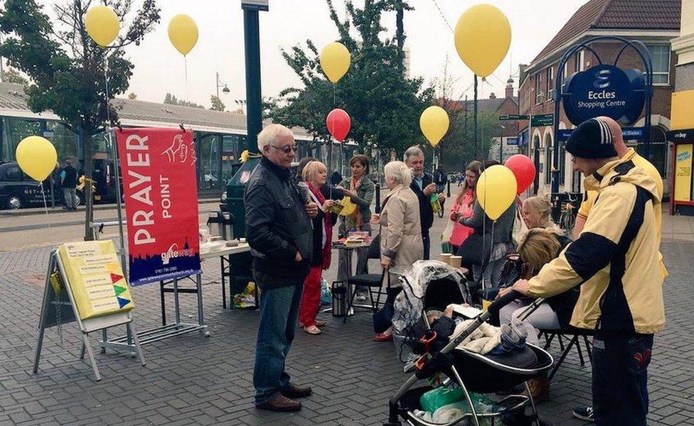 Eccles town centre